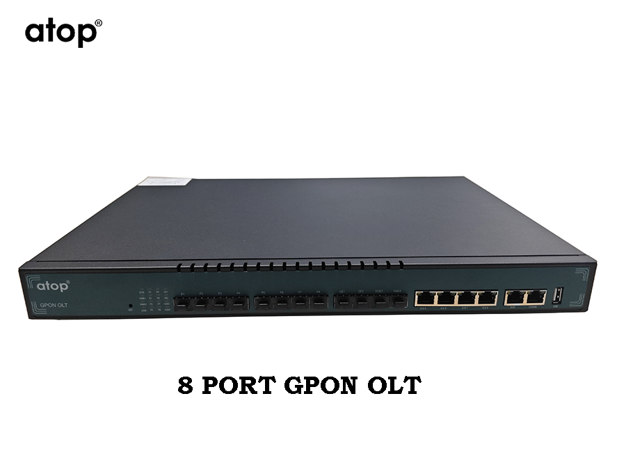 8 PORT GPON OLT with 10G