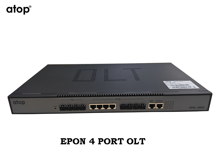 4 PORT EPON  OLT with 10G