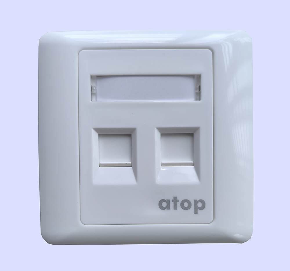 Double Shutter Face Plate (Silver Link)