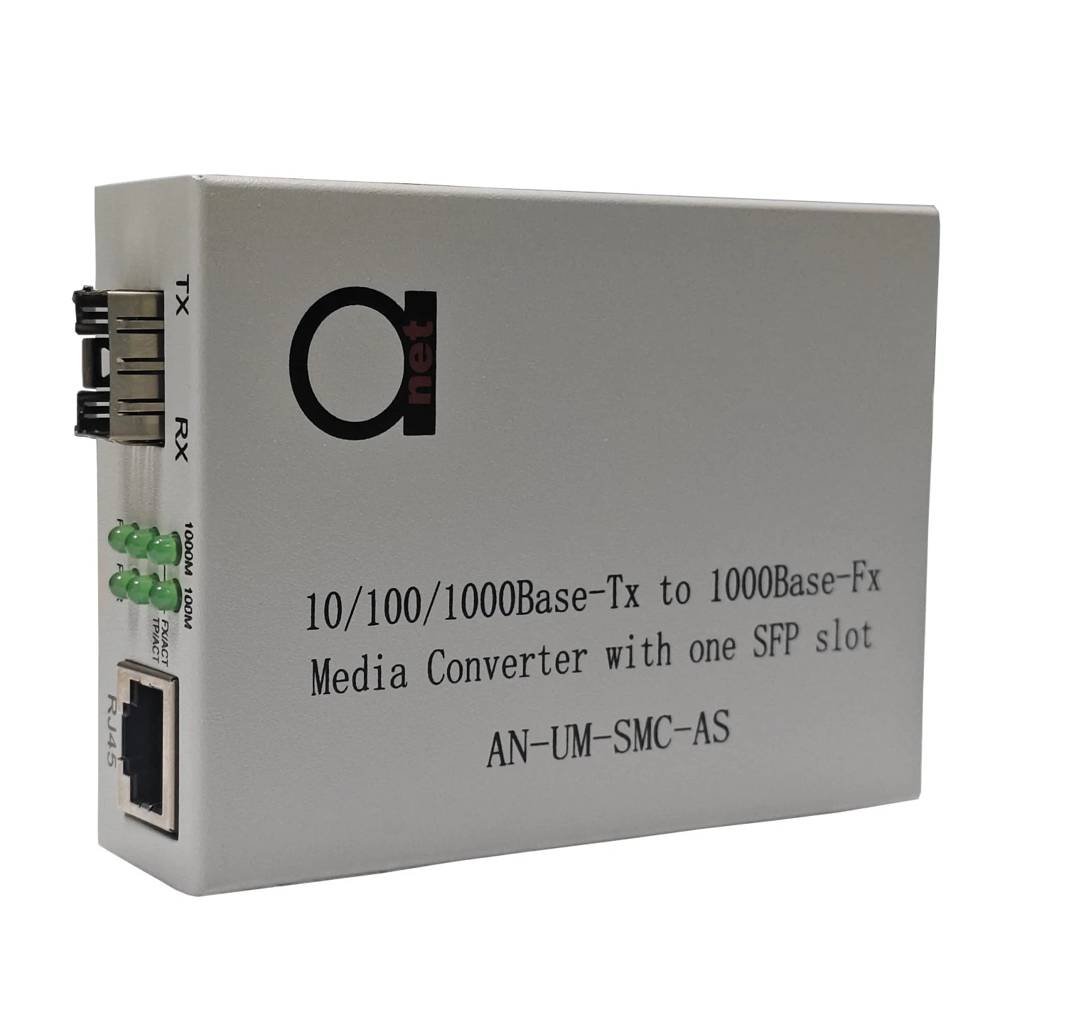 AD-Net 10/100/1000 Mbps SFP Slotted Media Converter