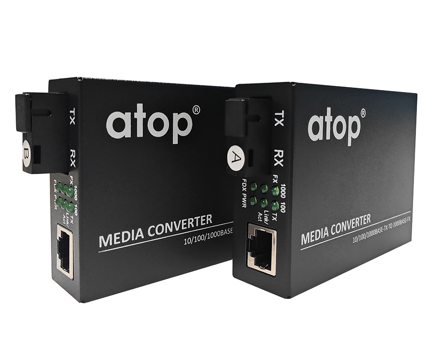 10/100/1000 Mbps SM DF 25 km SC Media Converter