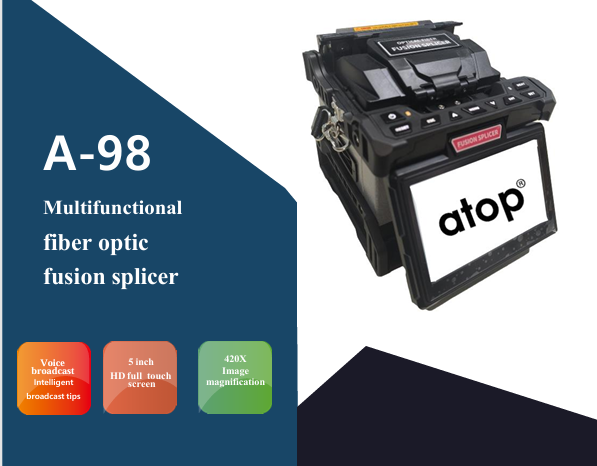 Optical Fiber Splicer Machine atop A-98